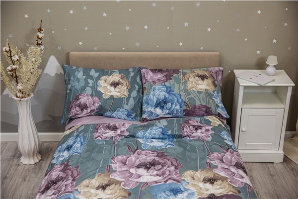 Детское постельное бельё Sweet Dreams Peonies (на резинке + молния)