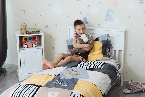 Детское постельное бельё Sweet Dreams London Patchwork (на резинке + молния)