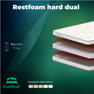 Детский матрас Everest Restfoam hard dual