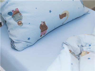 Детское постельное бельё Сладкие Сны(Sweet Dreams) Сонные мишки(на резинке + молния)