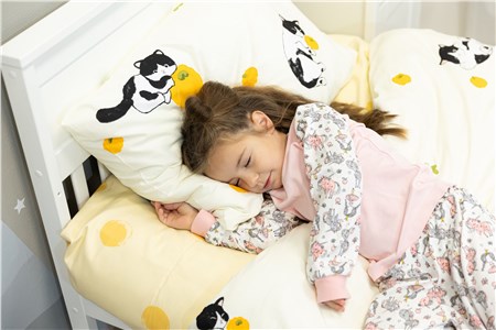 Детское постельное бельё Sweet Dreams Pumpkin&Kitten (на резинке + молния)