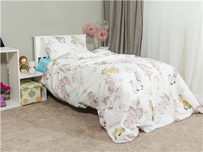 Детское постельное бельё Sweet Dreams Unicorn Dreams (на резинке + молния)