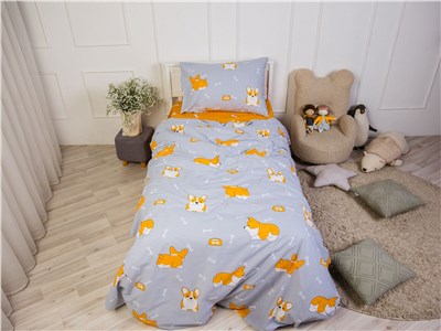 Детское постельное бельё Sweet Dreams Sweet Corgi Dreams (на резинке + молния)