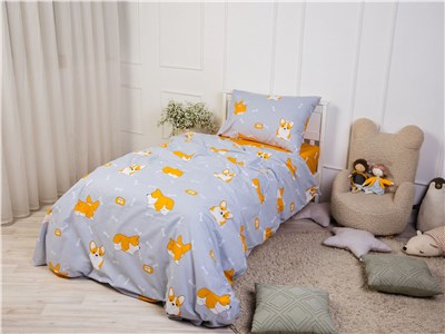 Детское постельное бельё Sweet Dreams Sweet Corgi Dreams (на резинке + молния)