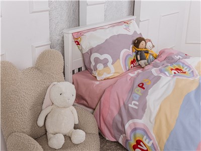 Детское постельное бельё Sweet Dreams Happy Love(на резинке + молния)