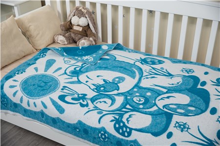 Детское одеяло Sweet Dreams Одеяло Мишка (голубое)