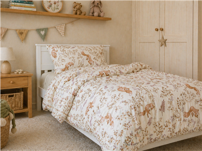 Детское постельное бельё Сладкие Сны(Sweet Dreams) Лисоньки (на резинке + молния)