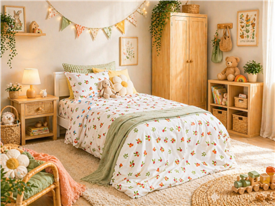 Детское постельное бельё Сладкие Сны(Sweet Dreams) Красные Ягодки(на резинке + молния)