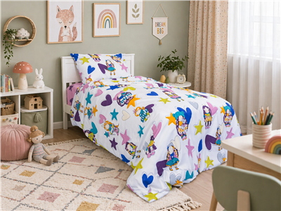 Детское постельное бельё Сладкие Сны(Sweet Dreams) Куколки (на резинке + молния)