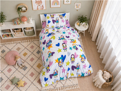 Детское постельное бельё Сладкие Сны(Sweet Dreams) Куколки (на резинке + молния)