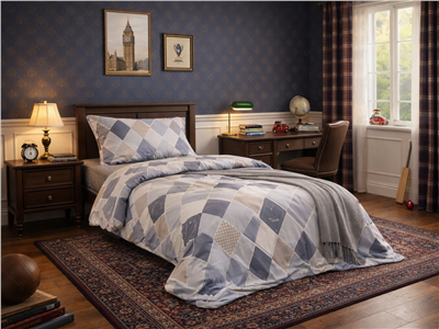 Детское постельное бельё Сладкие Сны(Sweet Dreams) Ромбы (на резинке + молния)