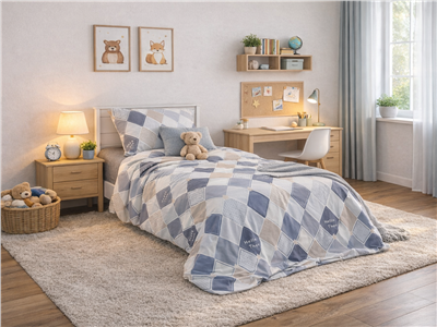 Детское постельное бельё Сладкие Сны(Sweet Dreams) Ромбы (на резинке + молния)