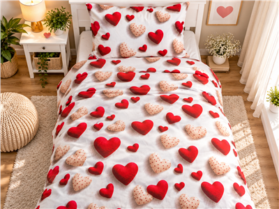 Детское постельное бельё Сладкие Сны(Sweet Dreams) Сердечки любви (на резинке + молния)