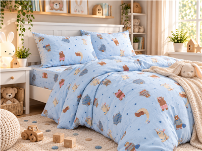 Детское постельное бельё Сладкие Сны(Sweet Dreams) Сонные мишки(на резинке + молния)