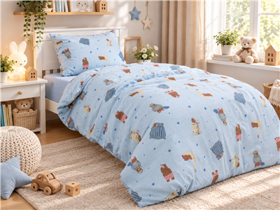 Детское постельное бельё Сладкие Сны(Sweet Dreams) Сонные мишки(на резинке + молния)