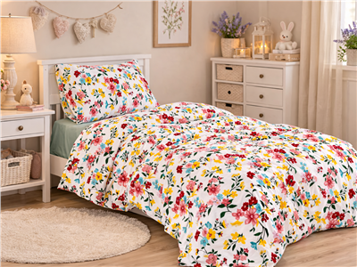 Детское постельное бельё Сладкие Сны(Sweet Dreams) Цветочное настроение (на резинке + молния)