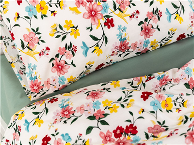 Детское постельное бельё Сладкие Сны(Sweet Dreams) Цветочное настроение (на резинке + молния)