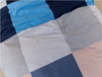 Детское постельное бельё Сладкие Сны(Sweet Dreams) Синий ритм (на резинке + молния)