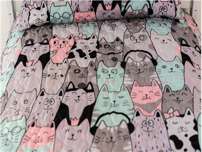 Детское покрывало Сладкие Сны(Sweet Dreams) Покрывало "Коты-меломаны"