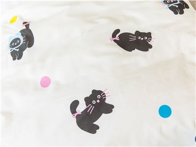 Детское постельное бельё Сладкие Сны(Sweet Dreams) Кошки в шапках (на резинке + молния) 