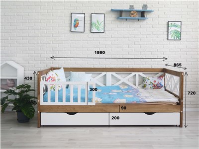 Детская кровать MK Leroys Nordic Wood